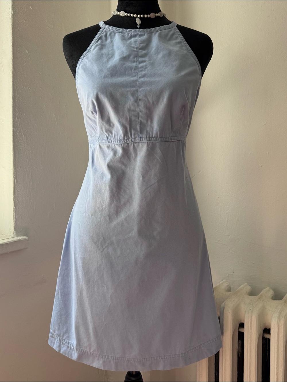 Etam Light Blue Knee Length Dress